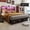 Vintage Brown, variant on DRNANLIT Full Size Bed Frame with Headboard, LED Lights, Charging Station & Under Bed Storage, Vintage Brown
