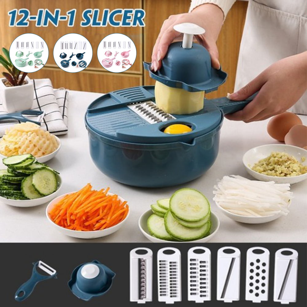15In1 Kitchen Tool Food Vegetable Salad Fruit Peeler Cutter Slicer Dicer Chopper