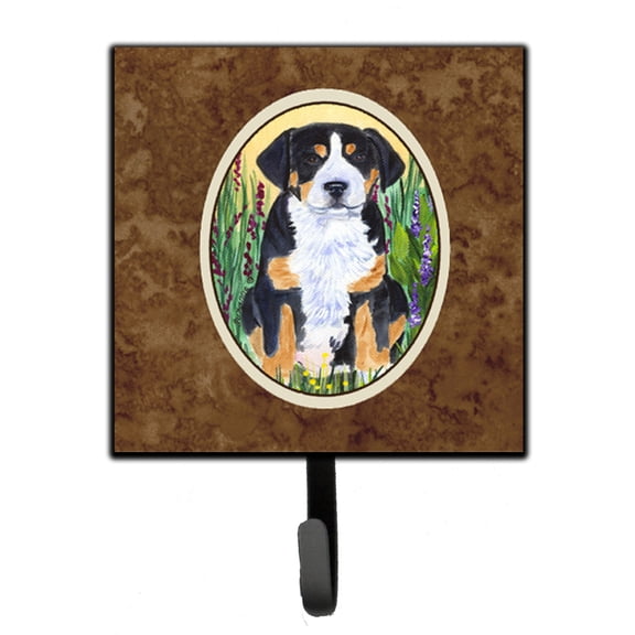 Carolines Treasures SS8217SH4 Greater Swiss Mountain Dog Leash Holder or Key Hook, Small, Multicolor