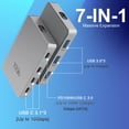 thumbnail image 3 of Adaptador divisor 7 en 1 tipo C PD 100W Multipuerto tipo C Hub tres de alta velocidad Hugtrwg Para estrenar, 3 of 9