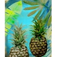 thumbnail image 2 of Boho Hue Studio 12x14 White Modern Wood Framed Museum Art Print Titled - Pineapple Party 2, 2 of 4