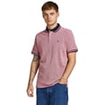 thumbnail image 4 of JACK&JONES polos hombre, pack de 2 - JJEPAULOS POLO 2PK, manga corta, color liso, algodón Rojo/Azul XL (X-Large), 4 of 5