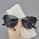 thumbnail image 3 of Gafas de sol clásicas de ojo de gato para mujer, anteojos de sol femeninos con montura de Metal 2024, 2024, 3 of 4