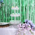 thumbnail image 3 of Efavormart 8ft Green Metallic Foil Fringe Curtain - Doorway and Party Backdrop Curtain for Wedding Decor, Birthday Parties Celebration, Baby Shower, Photo Booth Decoration, 3 of 9