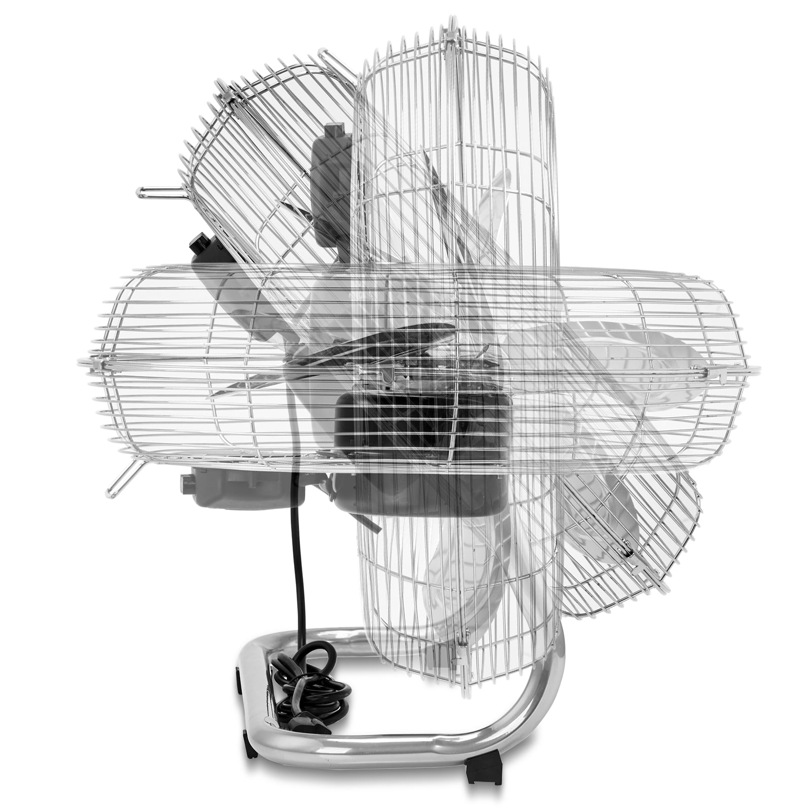 Ktaxon 16" High-Velocity Industrial Floor Fan, Heavy Duty Metal Fan, Adjustable Tilt and 3 Speeds up to 5688 CFM