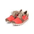 thumbnail image 5 of Women Distressed Leatherette Racing Stripe Lug Sole Sneaker DB86, 5 of 5