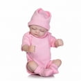 thumbnail image 4 of Reborn Baby Doll Girl Baby Bath Toy Full Silicone Body Eyes Close Sleeping Baby doll With Clothes 10inch 25cm Lifelike Cute Gifts Toy Pink, 4 of 5