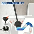 thumbnail image 6 of 2-Pack 2-in-1 Black Toilet Brush & Plunger Combo, Extended Handle Bathroom Cleaning Tools Set, All-in-One Toilet Cleaning Supplies for Home Commercial Use, 6 of 6