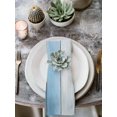 thumbnail image 3 of Cloth Napkins 1 Piece - 20x20 Inches, Blue Brown Washable Reusable Table Napkins, Gradient Wood Grain Farmhouse Country Soft & Absortbent Dining Napkin for Party Wedding Hotel Restaurant, 3 of 8