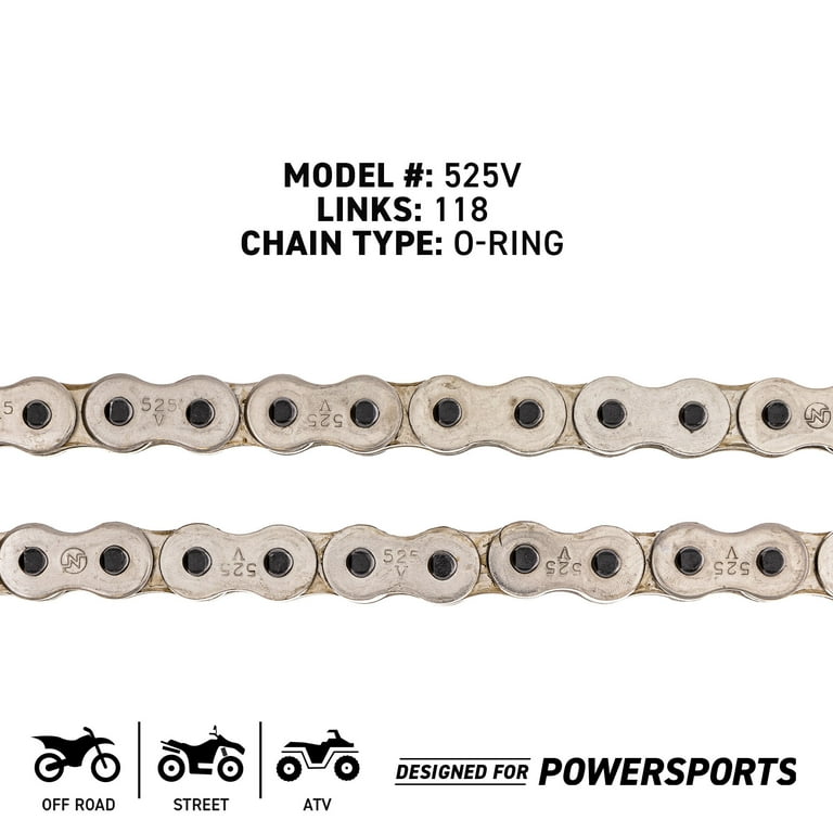 NICHE Drive Sprocket & Chain Combo Kit For KTM 990 Super Duke / 1190 RC8 - 17T/38T 525VM-X X-Ring 118 Links