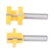 thumbnail image 1 of Broca Para Enrutador De Pisos, Fresa De Espigas Con Ranura En T, Sin Rebabas, Corte Suave De 1-1/8 Pulgadas De Diámetro Para Pisos De Madera, 1 of 7