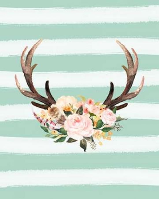 Antlers On Stripes