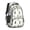 Bigfoot and Tree, variant on Bigfoot and Tree White Pattern Cute School Backpack Bag with Padded Back and Adjustable Shoulder Straps 16.9 X 12.6 X 5.9 Inches