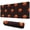 Black Halloween Pumpkins, variant on Long Mouse Pads for Desk,Black Halloween Spider Webs Desk Mats on Top Of Desks, Desk Mouse Pad Extra Large with 3mm Non-Slip Base and Stitched Edge for Gaming,Office,Work,Home 31.5"x11.8"