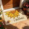 thumbnail image 4 of EGNMCR Welcome Doormat Collection Front Door Mats For Indoor/Outdoor Spring Summer Fall Floral Entryway Rug Decor Loop pile rug, 4 of 7