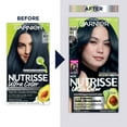 thumbnail image 3 of Garnier Nutrisse Ultra Nourishing Hair Color Creme, BL21 Blue Black, 1 Kit, 3 of 11