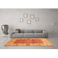 thumbnail image 3 of Ahgly Company Indoor Rectangle Abstract Orange Modern Area Rugs, 6' x 9', 3 of 4
