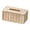 White, variant on Tissue Box Holder, Woven Tissue Box Cover with Flip-Open, Rectangular Rustic Tissue Holder Decorative for Living Room, Kitchen Countertop, Office