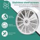 thumbnail image 5 of 1000Pcs Stainless Steel Screws Set Machine Screws Assortment For PC Glasses Mobile Phone, 5 of 5
