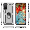 thumbnail image 2 of Samsung Galaxy S21+ 5G Case, Dteck Hybrid Rugged Shockproof Case with 360 Degree Rotation Ring Holder Finger Kickstand for Samsung Galaxy S21+ / S21 Plus,Silver, 2 of 8