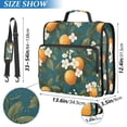 thumbnail image 2 of FORMRS Zipper Binder with Shoulder Strap 2-inch Ring 500 Sheet Capacity File Bag, Green Floral Orange, 2 of 5