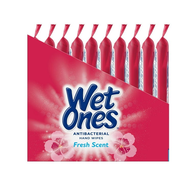 Wet Ones Antibacterial Hand Wipes Travel Pack - Fresh Scent