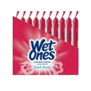 Wet Ones Antibacterial Hand Wipes Travel Pack, 20 Count (Pack of 10)