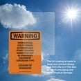 thumbnail image 6 of (2 Pack) Interrupting Utility Power Automatically OSHA Warning Sign, 6 of 7