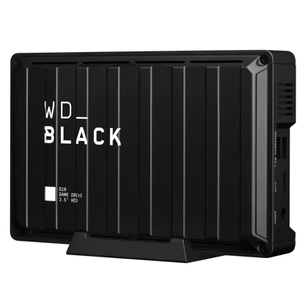 WD - BLACK D10 8TB External USB 3.2 Gen 1 Portable Hard Drive - Black