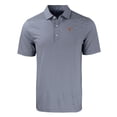 thumbnail image 2 of Men's Cutter & Buck  Navy/White Texas Longhorns Big & Tall Forge Eco Double Stripe Stretch Recycled Polo, 2 of 3