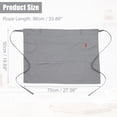thumbnail image 3 of Unique Bargains Waist Apron Waist Aprons with Pockets Waiter Aprons for Women and Men Gray 27.56"x19.69", 3 of 6