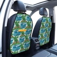 thumbnail image 2 of Goofa Hawaii Palms Pattern Car Back Seat Protector for Kids (2 Pack) ,Anti-kick Storage Mat for Car Seats,Shields from Footprints, 2 of 6