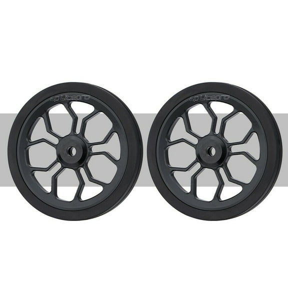 Easy Installation Aluminum Alloy Easy Wheels For Brompton Folding Bike 82Mm Diameter Multiple Colors Available