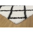 thumbnail image 1 of L Baiet BW418W46 Halle Shag Rug, White - 4 x 6 ft., 1 of 5