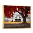 thumbnail image 2 of Designart "Farmhouse Red And Grey euphony III" Farm Floater Framed Wall Decor, 2 of 7