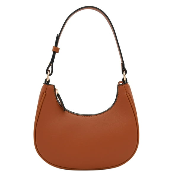 Bolso de hombro FashionPuzzle Small Crescent Bronce/Tan
