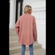 thumbnail image 4 of Camisas de con Botones para Mujer, Elegantes, Informales, de Larga, Holgadas, con Bolsillo, Color Rosa, Talla S, 4 of 9