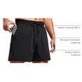thumbnail image 4 of Shorts CRZ YOGA Texturizados para Entrenamiento con Corte Lateral 5" Negro M, 4 of 7
