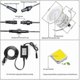 thumbnail image 2 of Pack of 10 Outdoor Recessed LED Floodlights, IP67 Waterproof, Warm White 3000k Light, 32mm 0.6w DC12v, 2 of 5