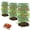 green, variant on Green 3 Pack Square Plant Support Trellis For Garden Climbing Vegetables Flowers Fruits