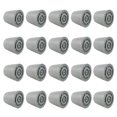 thumbnail image 2 of Almohadillas para pies de muebles Naiovety 20 piezas plástico gris, 2 of 6