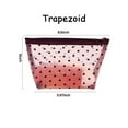 thumbnail image 2 of Mesh Cosmetic Bag Mesh Makeup Bags Mesh Zipper Pouch for Offices Travel Accessories, 2 of 5