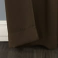thumbnail image 6 of Sun Zero Conrad Extra-Wide Blackout Sliding Patio Door Curtain Panel, Chocolate, 100x84, 6 of 6