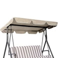 thumbnail image 1 of Cubierta protectora Macarena Toldo abatible para columpio de jardín impermeable Beige 164x114x15cm, 1 of 8