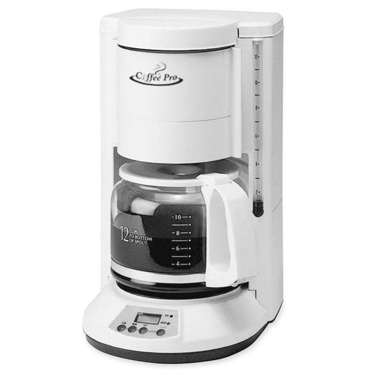  Beautiful By Drew Barrymore 12-Cup Programmable Coffee Maker  with Single-Serve Function and Iced Coffee Brewing, White: Home & Kitchen