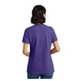 thumbnail image 2 of Port & Company Ladies Core Cotton V-Neck T-Shirt Purple X-Small, 2 of 5