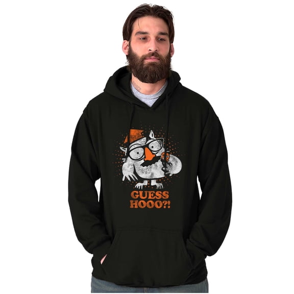 Tootsie Owl Halloween Guess Hoo Pun Hoodie Sweatshirt Women Men Brisco Brands S