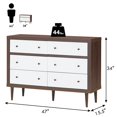 thumbnail image 2 of Costway Commode à 6 Tiroirs Commode en Bois Rangement Armoire Autoportante Organisateur, 2 of 10