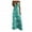 Mint Green, variant on IROINNID Women's Sundress Holiday Summer Sleeveless V Neck Casual Long Maxi Dress Prints Drop Waist Dress