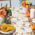 thumbnail image 4 of Thanksgiving White Pumpkin Table Runner, Autumn Thanksgiving Kitchen Dining Table Decoration for Home Party Decor 13x120 Inches, 4 of 9